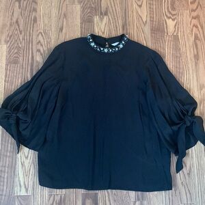 H&M black blouse